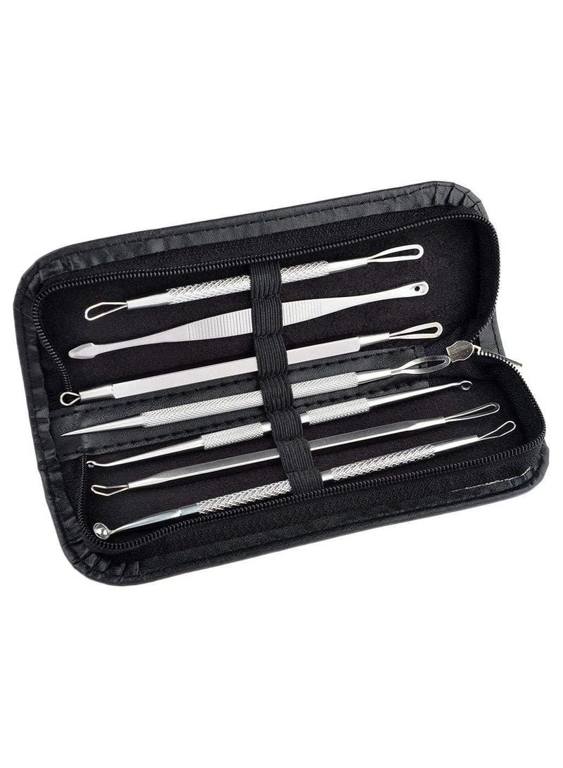 7 Pcs Blackhead Whitehead Popping Pimple Remover Acne Extractor Tools Kit - Image 2
