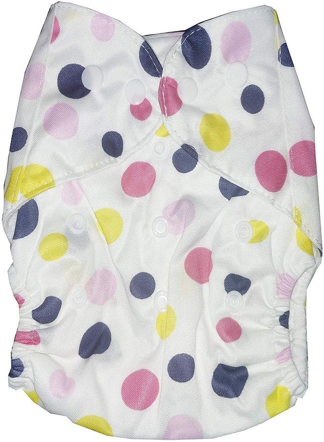 Crawl'in Baby Washable Cloth Diaper Nappies with Baby Diaper Insert Pads Combo (Set of 2) (Print May Vary) (Assorted Colours) (Design 3) - Image 4