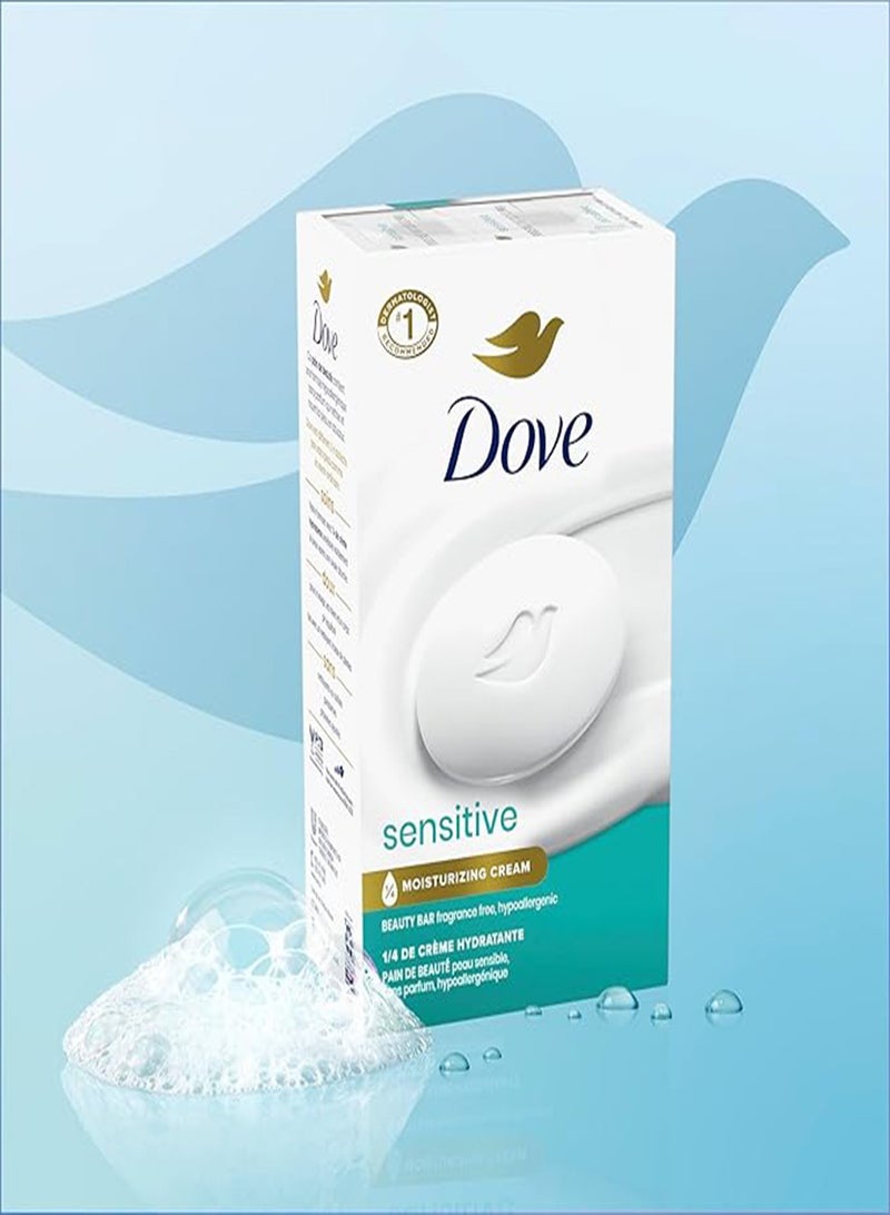 12-Bars Soap Dove Sensitive Moisturizing Cream Beauty Bar 1274 Gram