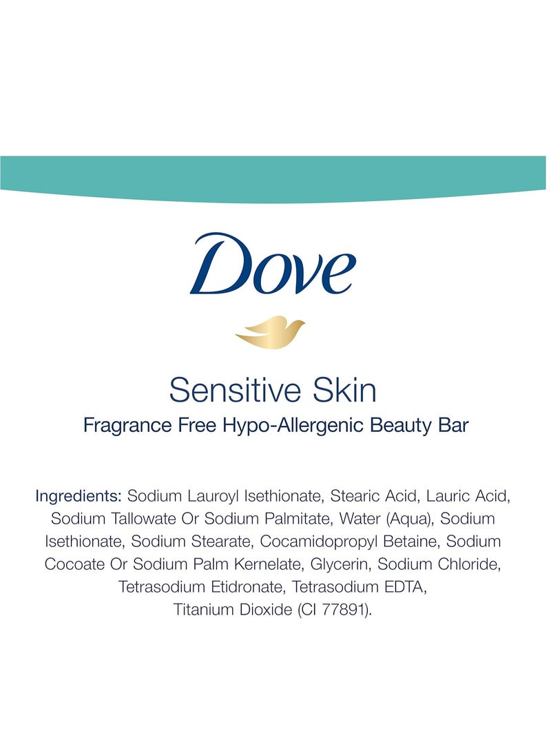 12-Bars Soap Dove Sensitive Moisturizing Cream Beauty Bar 1274 Gram