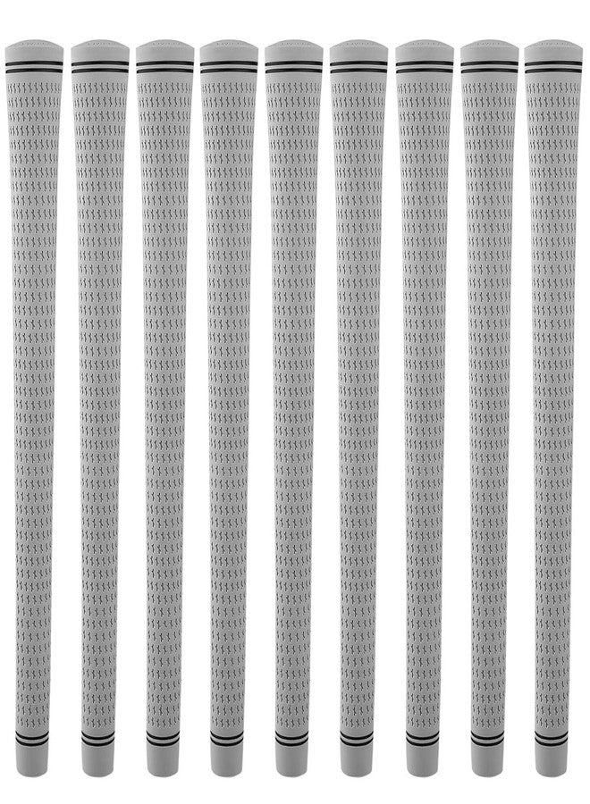 Karma Revolution 360 Gray Midsize (+1/32") Golf Club Grips (9 Piece Set) - Image 1