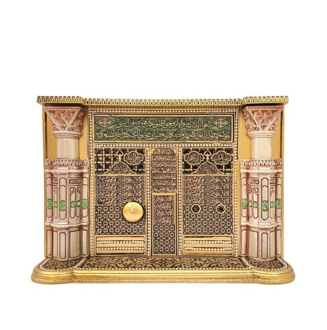 Bab Al Salam Gate Ornament – Masjid An Nabawi Inspired Decorative Replica, Gold Finish Islamic Home Decor, Table Display Decoration, Ramadan, Eid & Housewarming Gift - Image 1