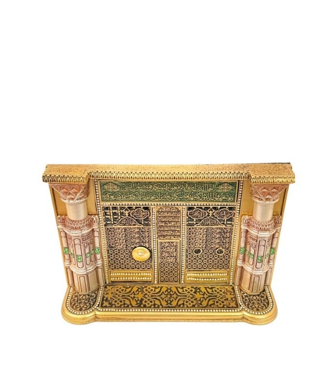 Bab Al Salam Gate Ornament – Masjid An Nabawi Inspired Decorative Replica, Gold Finish Islamic Home Decor, Table Display Decoration, Ramadan, Eid & Housewarming Gift - Image 5