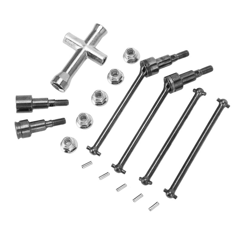 RC Front Rear Drive Shaft Set Steel CVD Driveshaft for SCY 16101 16102 16103 16201PRO 1/16 RC Car - Image 4