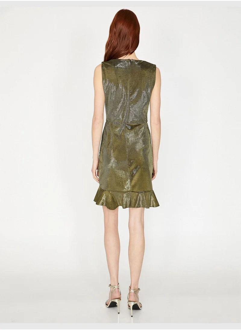 KOTON Frill Detailed Dress