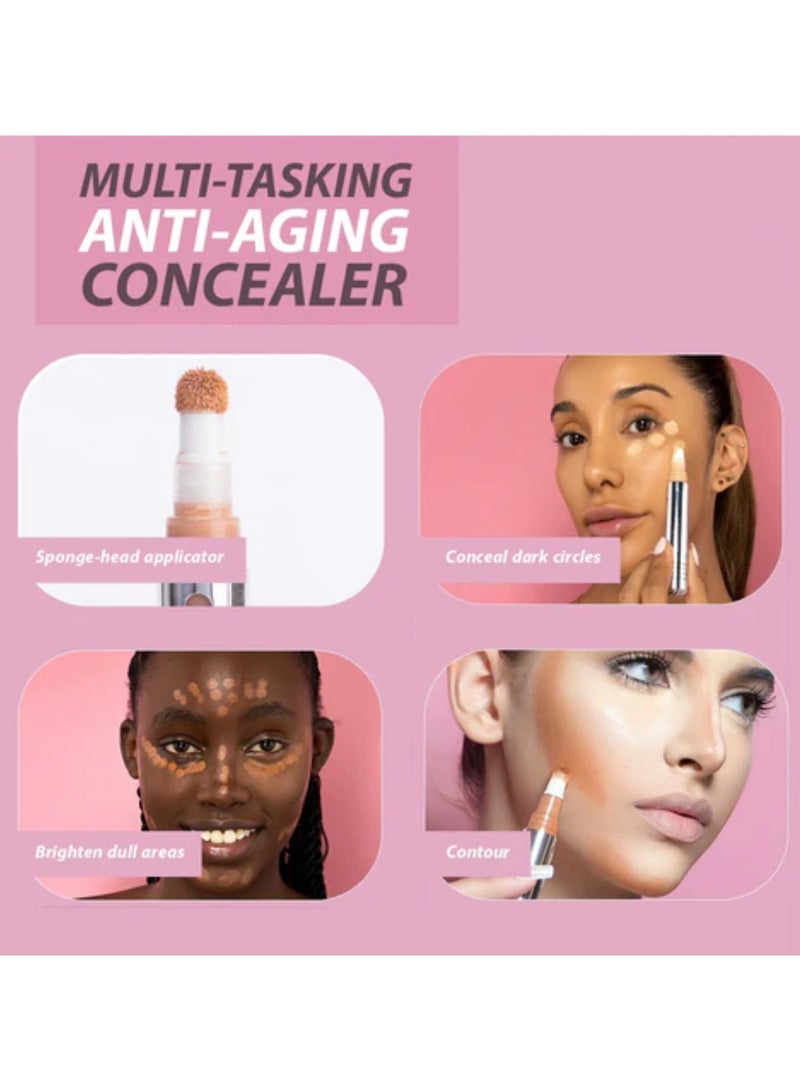 IDA Beauty 3D Liquid Multi-Use Sculpting Concealer | Full Coverage, Matte Finish, Lightweight & Long-Lasting | Conceals Dark Circles, Blemishes & Redness | Suitable for All Skin Types (R#07) - Image 3