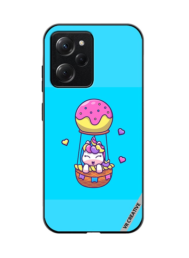 VR CREATIVE Protective Case Cover For Xioami Pcoo X5 Pro Flying Unicorn Design Multicolour - Image 1