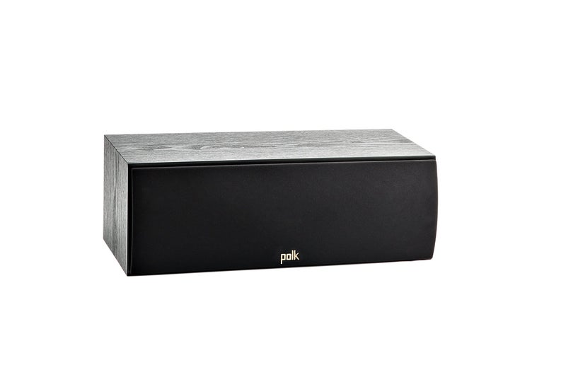 Polk Audio T30 Home Theater Center Channel Speaker - Vocal Clarity, Deep Bass Response, Dolby and DTS, Single, Black - Image 1