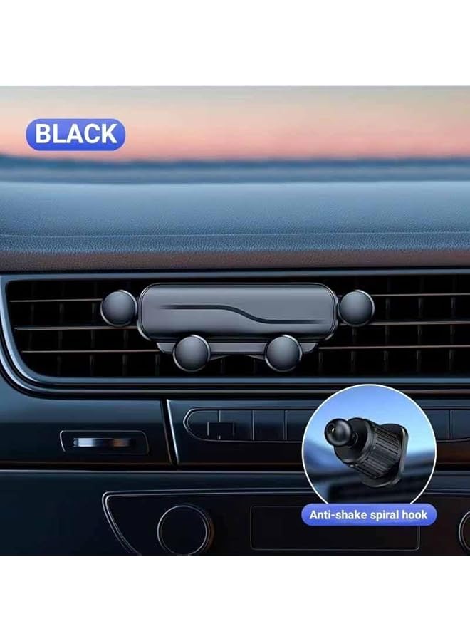 S-TOP Car Air Vent Hook Phone Holder, Air Vent Adjustable Car Phone Mount Telescopic Phone Stand Navigation Universal Mount 360°rotate, Rotatable Car Phone Holder Compatible for Phones - Image 3