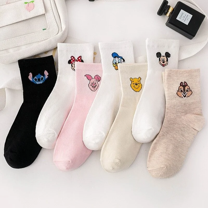 Bgk 7 Pack Colorful College Socks