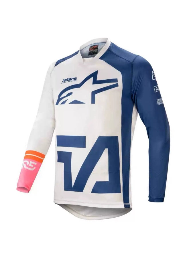 Summer Outdoor Off-road Motorcycle Riding Clothing Mountain Bike Downhill Clothing Breathable Quick-drying Sports Long-sleeved