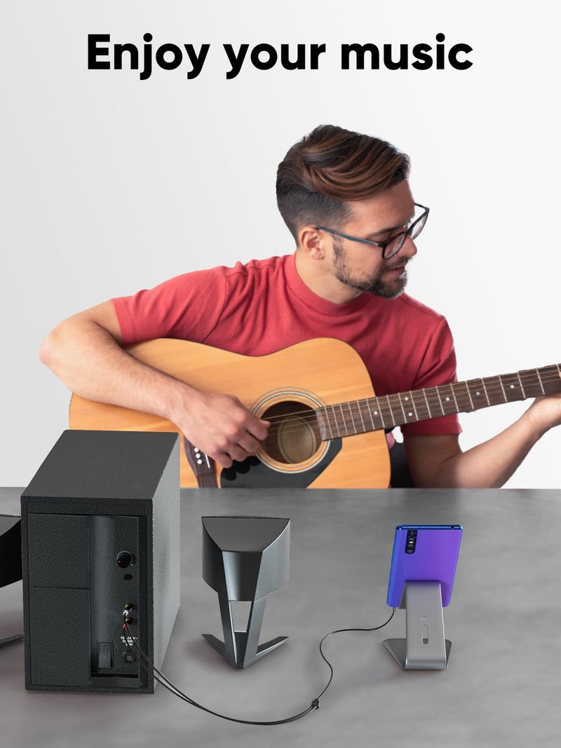 CableCreation 3.5ft 3.5mm to RCA Cable, Stereo Y Splitter Cord for Echo Dot, Smartphone, MP3, Tablet, Speaker, HDTV - Image 5