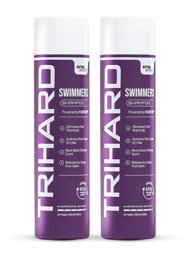 TRIHARD TRIHARD Swimmers Shampoo Extra Boost | Removing Chlorine and Hard Water Negative Effects | Specialized Swim Shampoo (Pack of 2)  - Image 1