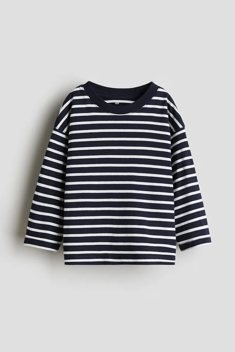 H&M Long-sleeved cotton T-shirt