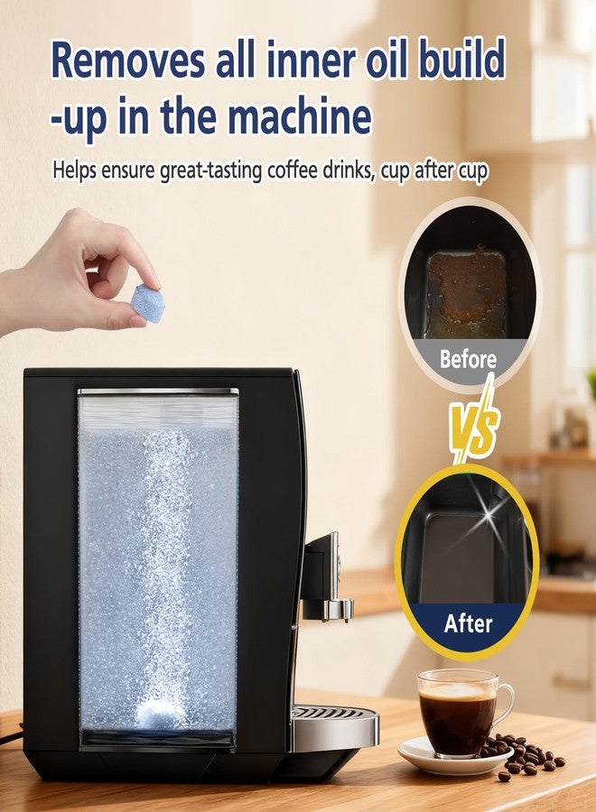 VILLAPOOL 64308 Cleaning Tablets for Jura, 24-Count Cleaning Tablets Compatible with all Jura Automatic Coffee Centers, Removes Coffee Oil Residues, Keeps Brew Unit Clean & Fresh Replaces Part # 64308 - Image 4