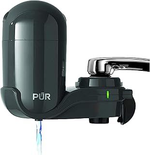 PUR Faucet Mount Water Filtration System, Small, Gray - Image 1