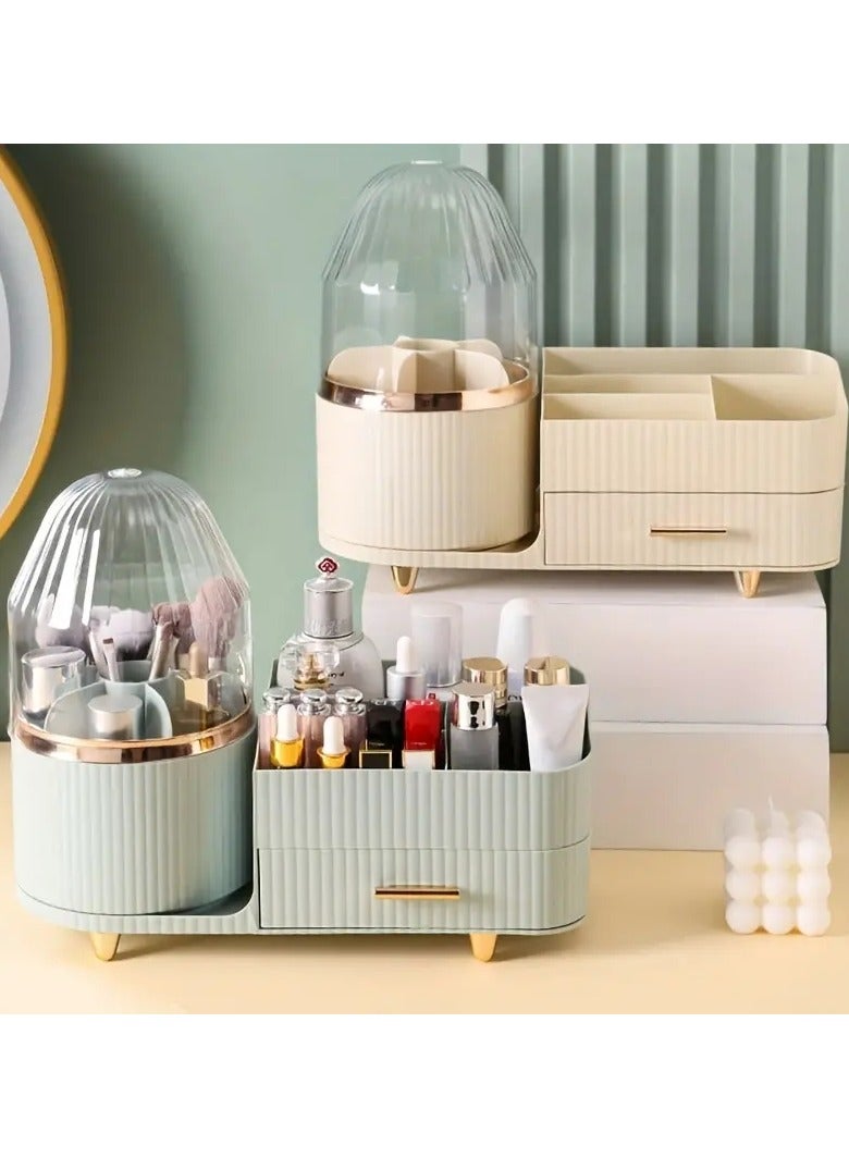 ORiTi منظم مكياج من أجل تنظيم مستحضرات التجميل والعناية بالبشرة ومستحضرات التجميل وحامل عطور للتخزين من فانيتي - Image 4