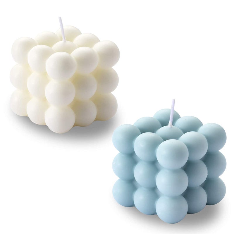 Handcrafted Bubble Candle Elegant Decorative Candle for Home Decor Aromatherapy and Unique Geometric Design with LongLasting Burn Time Ideal for Living Roomand Special Occasions 2  - Image 1