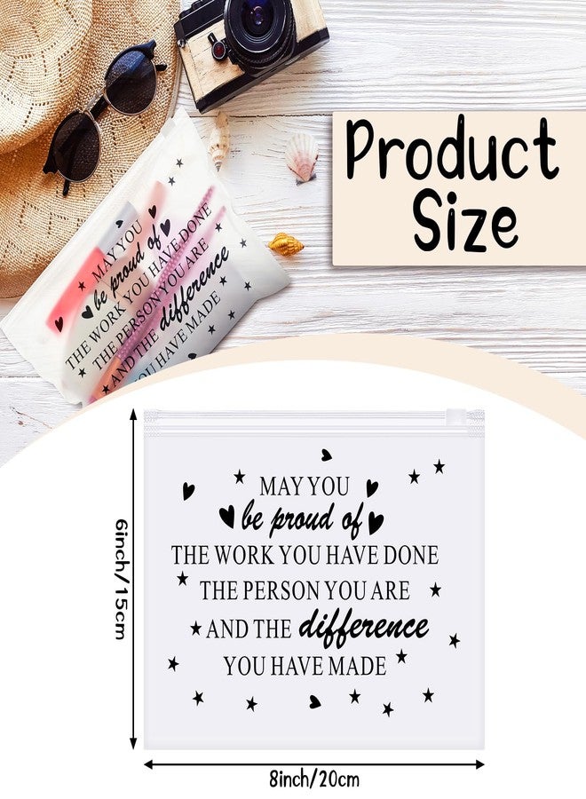 Sotiff 60 Pcs Inspirational Gifts for Women, Bulk EVA Cosmetic Makeup Bags Cna Week First Last Day of School Dance Gifts for Her Teachers Nurse Employee Appreciation(Awesome/Proud,8 x 6 Inch) - Image 2