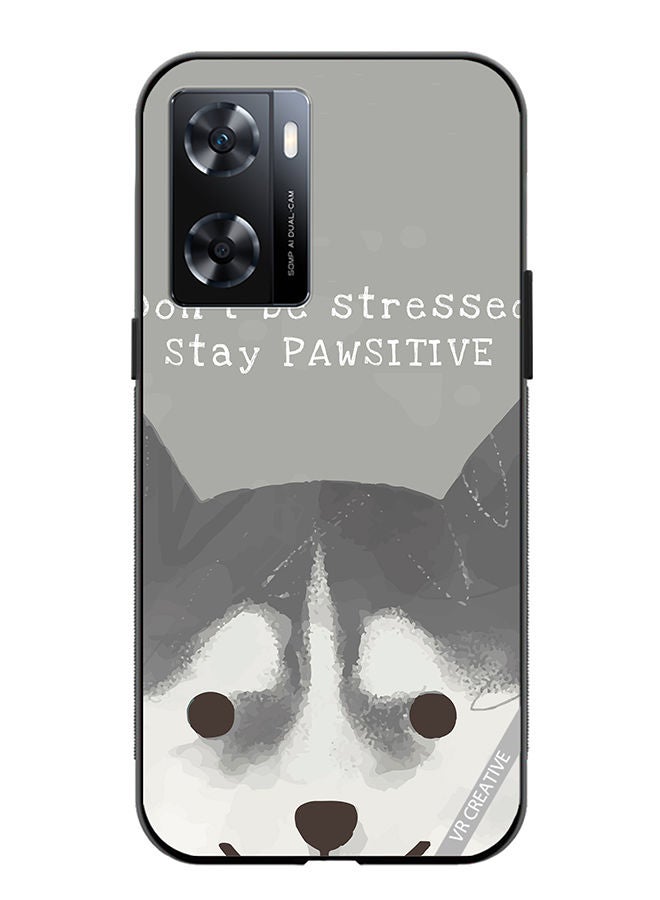 VR CREATIVE Protective Case Cover For OnePlus Nord N20 SE Pawsitive Dog Design Multicolour - Image 1