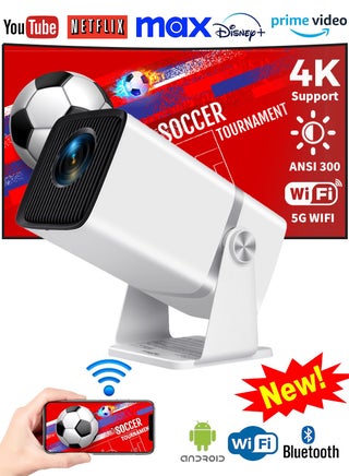 4K Projector, TD80W 300 ANSI Android 13 WiFi6 3D Home Theater Projector Portable Beam Projector Meeting Video Movie PK HY320 - pzsku/ZF26F9FEE79812BFDB53DZ/45/1749537943/a12b168c-2edb-4e36-bfec-5ca4f1c03c4e