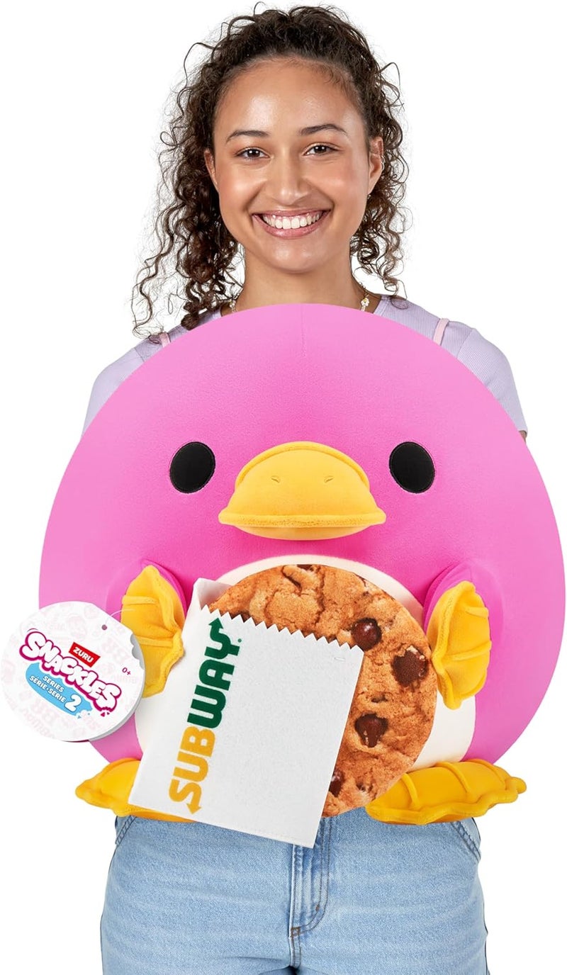 Snackles 77606N Platypus (Subway, Cookie) Bunny Series 2 Large Plush Toy, Large (40 cm) - Image 3