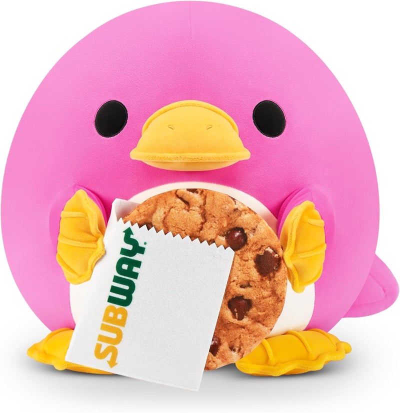 Snackles 77606N Platypus (Subway, Cookie) Bunny Series 2 Large Plush Toy, Large (40 cm) - Image 1