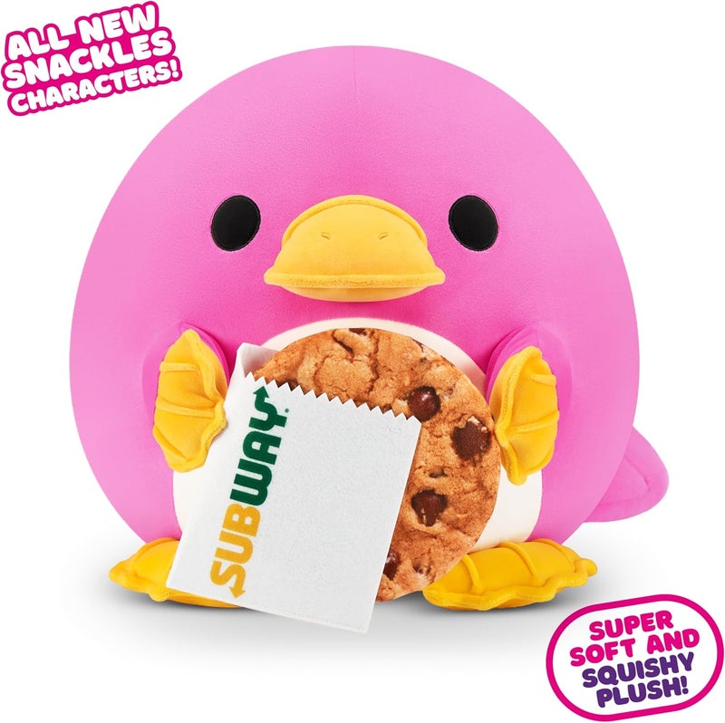 Snackles 77606N Platypus (Subway, Cookie) Bunny Series 2 Large Plush Toy, Large (40 cm) - Image 2