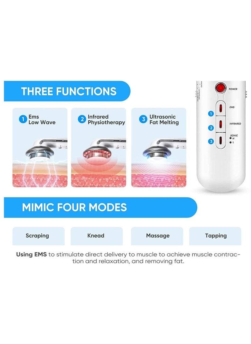 Generic - RED Light Device Handheld Body Sculpting Machine Cellulite Massager Electric Cellulite Remover For Belly Fat Waist Arm Leg - Image 1