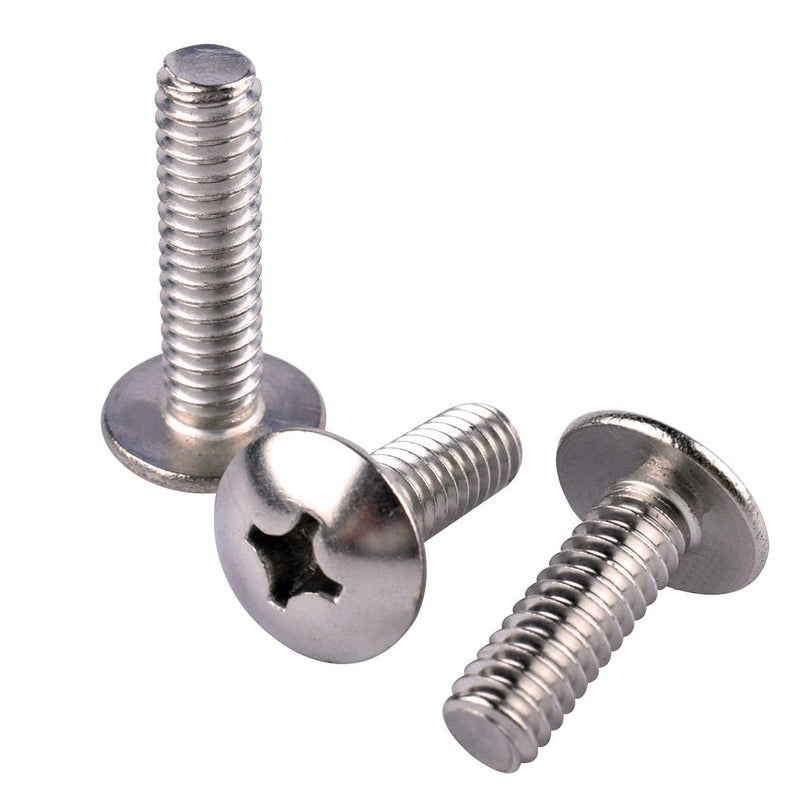 KOSJETHAS Store #6-32 x 1/4" Truss Head Phillips Machine Screws, 304 Stainless Steel 18-8, UNC Full Machine Thread, Bright Finish, Quantity 50Pcs - Image 4