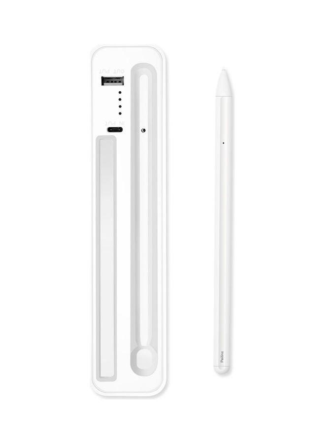 NIBEMINENT Portable Touch Screen Stylus Pen With Charging Case White  - Image 1