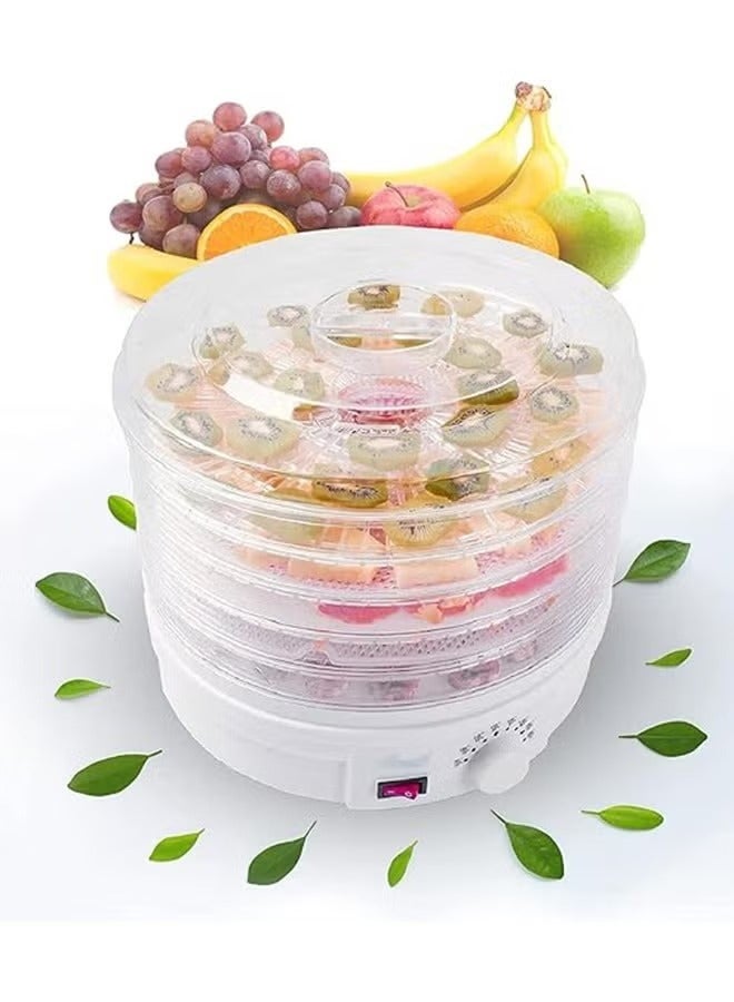 MIXDE Food Dehydrator, 5 Tier and Digital Temperature Controls, Electric Food Preserver Machine with Powerful Drying Capacity for Fruits, Veggies, Meats & Dog Treats (Round) - Image 3