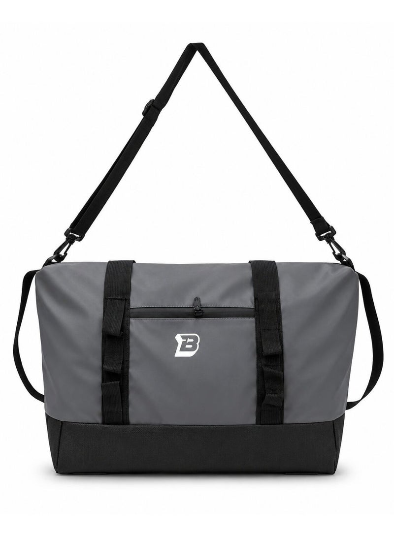 BRISK DFL004 - Waterproof Large Two-Tone Gym Duffel Bag for Men & Women - Durable Sports & Travel Bag - Image 2