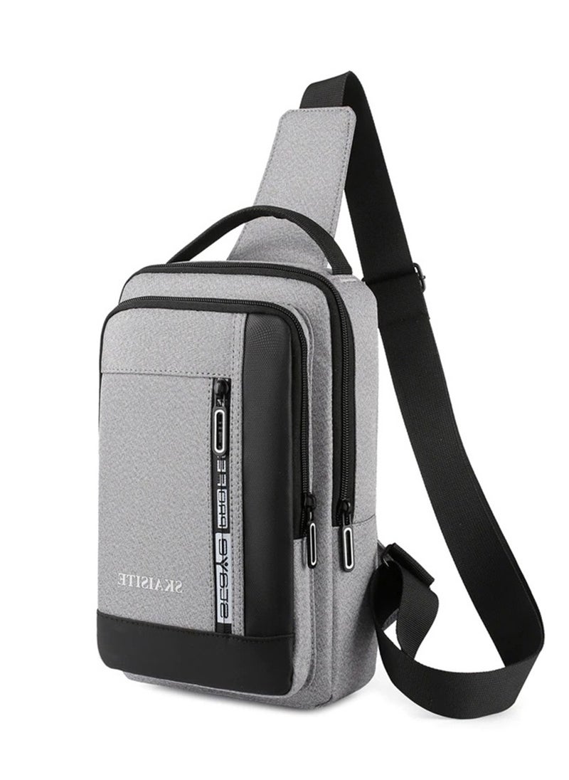 Generic - Water Proof Cross Bag - Gray - Image 1