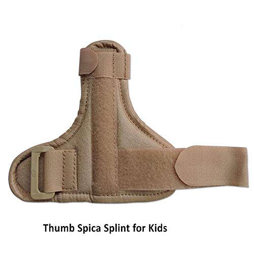 SpiffySky Thumb Spica Splint | Thumb Stabilizer Brace for Tissue Injuries (Child) | CMC & MCP Joint Support | Kids Size 16 CM - Image 5