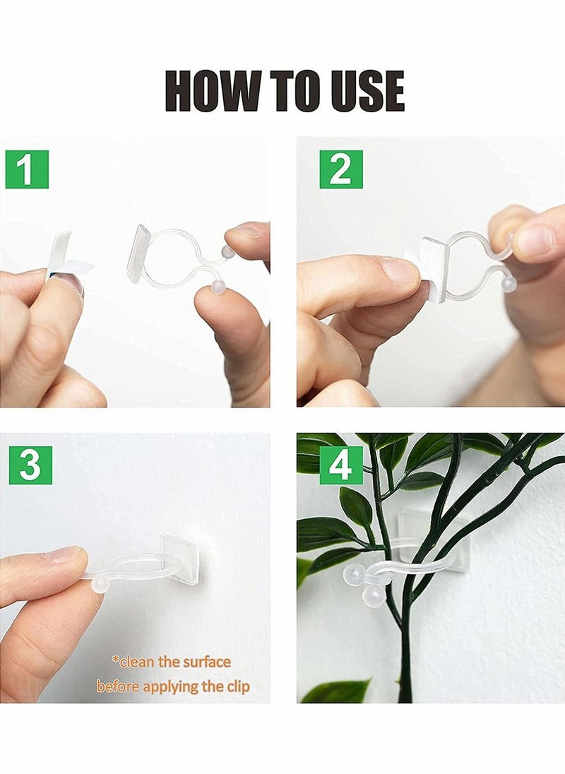 HomarKet 120 pieces of plant clips, 3 different sizes of plant clips (white)  - Image 4