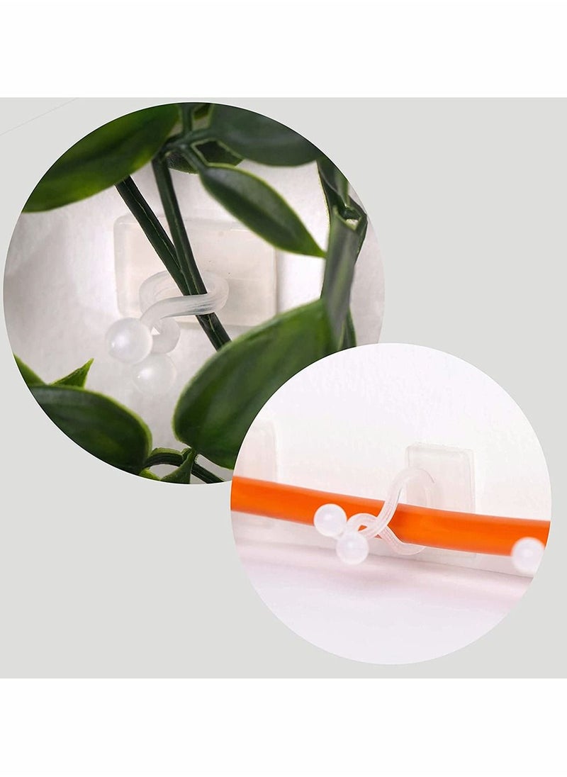 HomarKet 120 pieces of plant clips, 3 different sizes of plant clips (white)  - Image 3