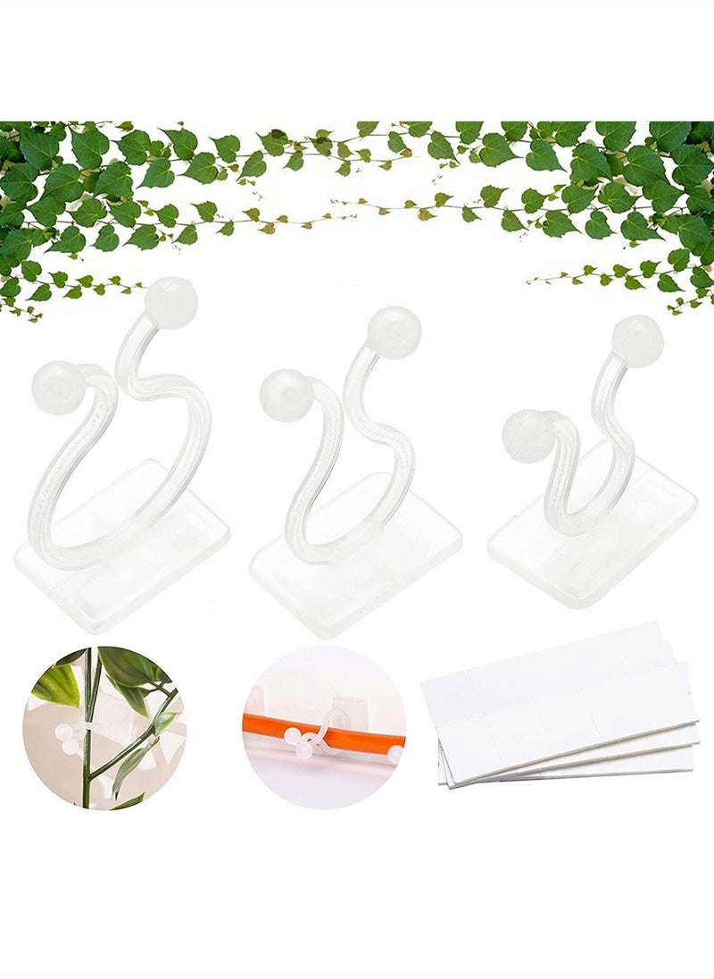 HomarKet 120 pieces of plant clips, 3 different sizes of plant clips (white)  - Image 1