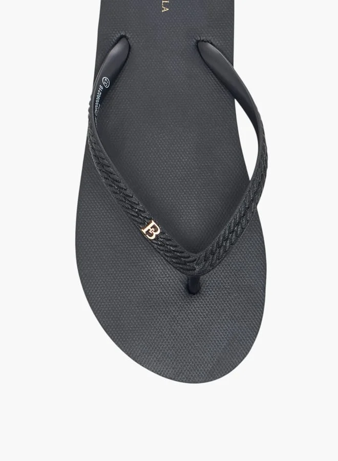 Flora Bella By Shoexpress Women's Solid Slip-On Thong Slippers