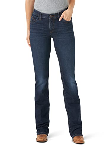 Wrangler Willow Mid Rise Performance Waist Boot Cut Ultimate Riding Jean Maggie 11W x 36L - Image 1
