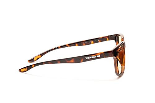 GUNNAR غونار - نظارات ألعاب وحاسوب مميزة للأطفال (عمر 12+) - تحجب 65% من الضوء الأزرق - رشيق، صدفي، لون كهرماني - Image 4