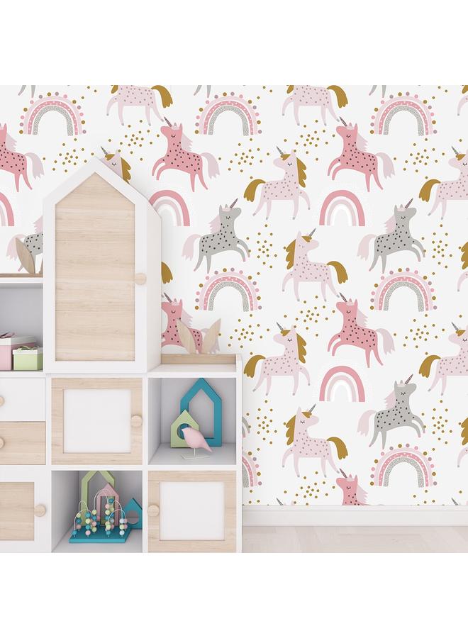 Bluejw European And American Happy Childhood Seamless Self-adhesive Wallpaper Wallpaper Children's Room Background Transformation Wallpaper RW118-130 - Image 3