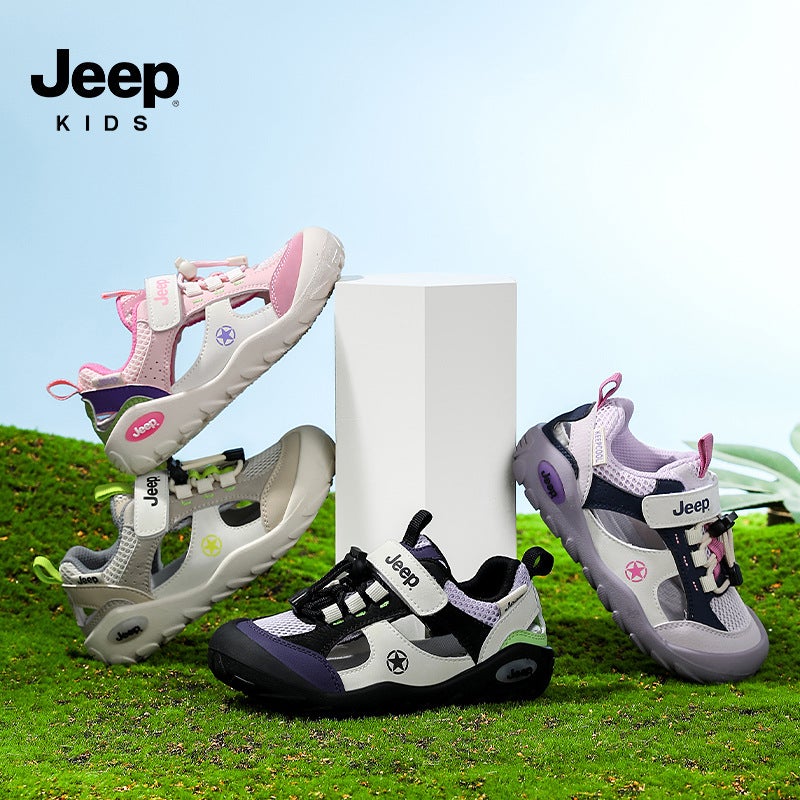 Jeep Girls Sports Sandals Mesh Breathable Shoes Summer Kidsren'S River Tracing Shoes Girls Beach Shoes - Image 5