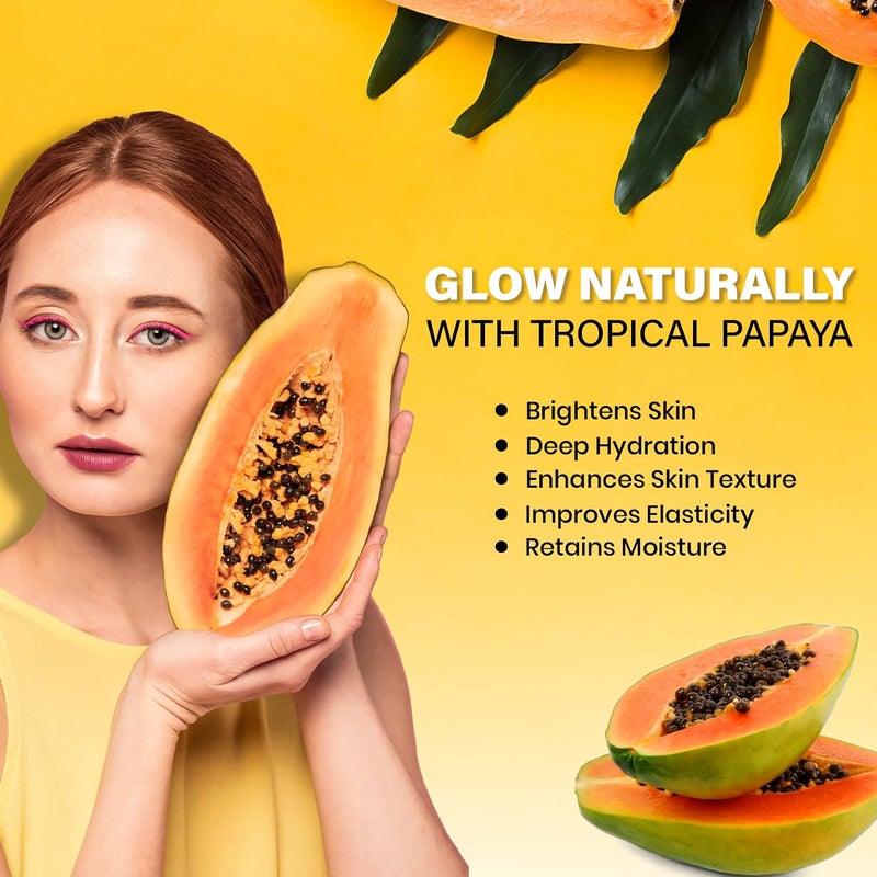 CORNELLS WELLNESS Cornells Super Foods Tropical Papaya Face Scrub For Glowing & Even-Toned Skin | For Men & Women Radiance Boost With Papaya & Orange Extract - 330ml - Image 4