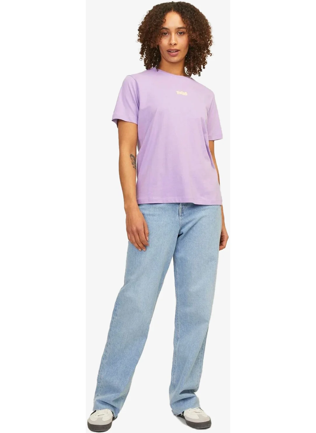 JJXX Jxpriya Women Purple T-Shirt 12251997-LILACBREEZE