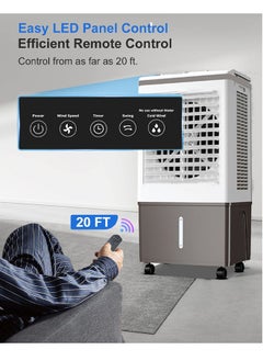 Cady One Desert air cooler with a large 45 liter water tank and a power of 150 watts  - Image 4