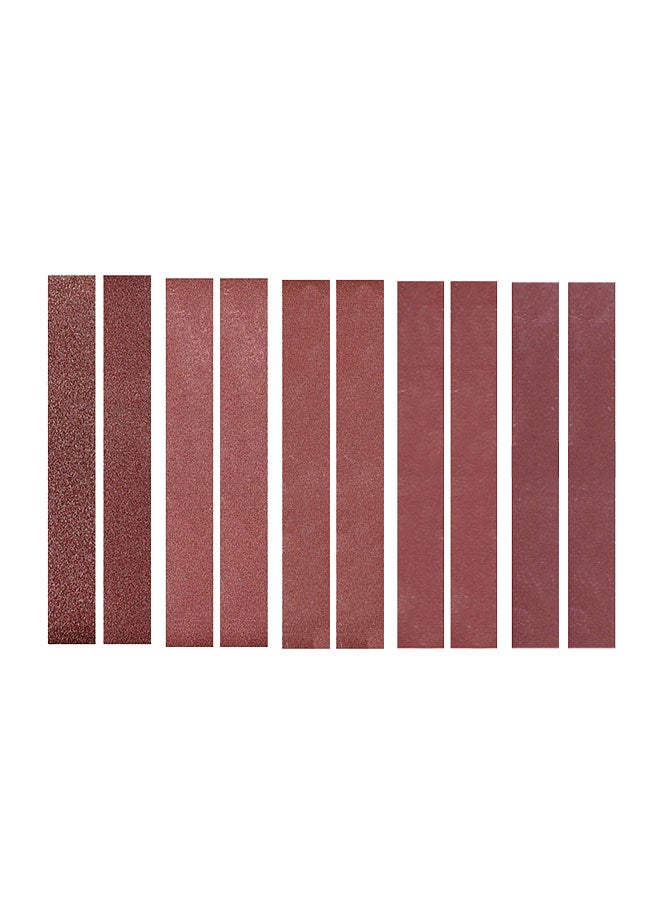 30*380mm Sanding Belts (1.18x14.96 inch) 10Pcs Belts (60/60/80/120/240/320/400/600/800/1000 Grits, One for Each Type) for Home Use Mini Belt Sander  - Image 1