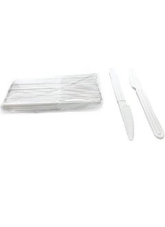 Generic White heavy plastic knife (100)  - Image 1
