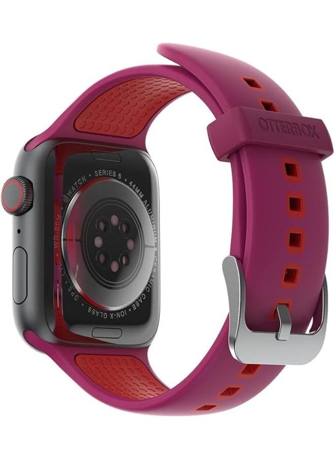 Generic - More Plus Apple Watch Silicone Strap - Burgundy, 22mm - Image 1