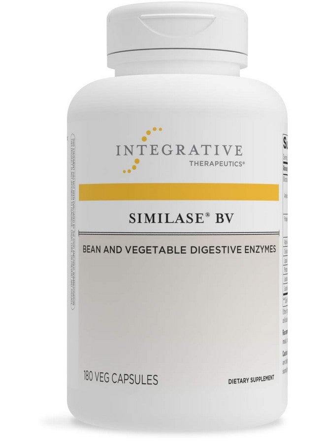 Integrative Therapeutics Similase BV - Digestive Enzyme Supplement for Digestion of Beans & Vegetables* - Digestion Supplement with Alpha-Galactosidase Enzyme* - 180 Vegetable Capsules - Image 1